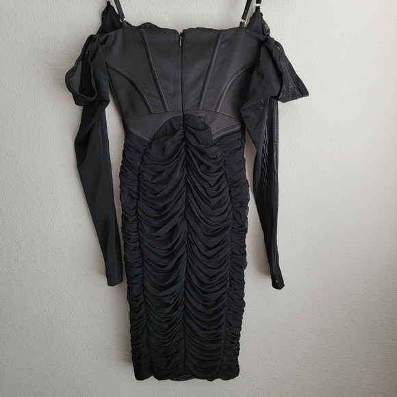 House of CB Freyja Black Gathered Corset Dress size S (Plus Cup) NWT - Picture 10 of 10